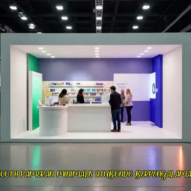 booth pameran minimalis situbondo berpengalaman